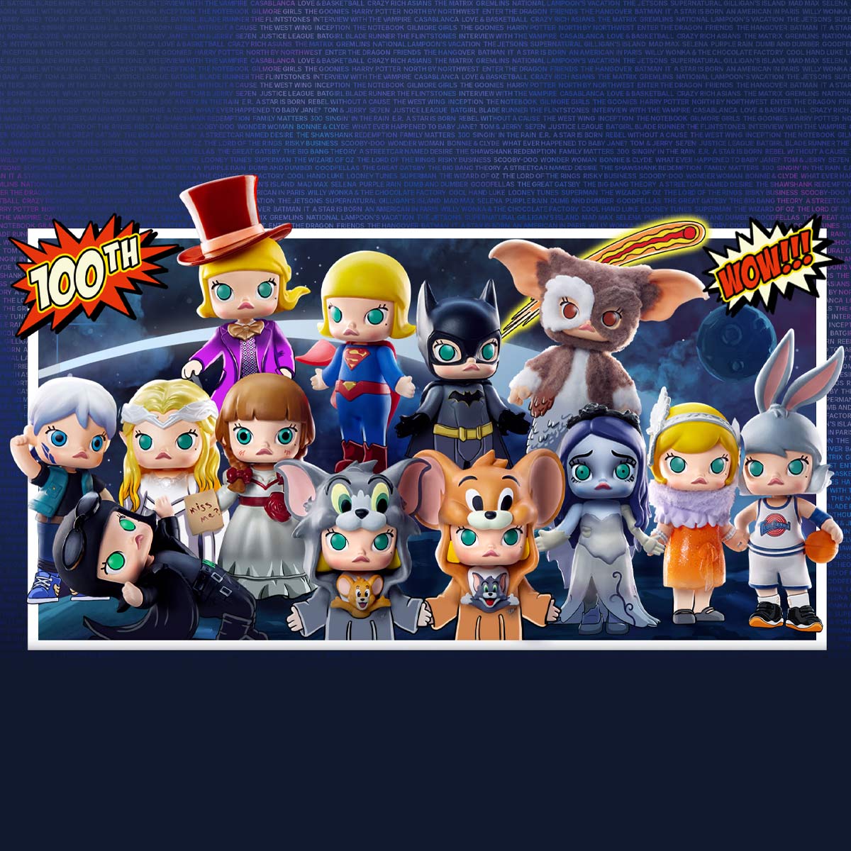 POP MART MOLLY × Warner Bros 100th Anniversary Series Figures [1 Blind Box] - Fugitive Toys