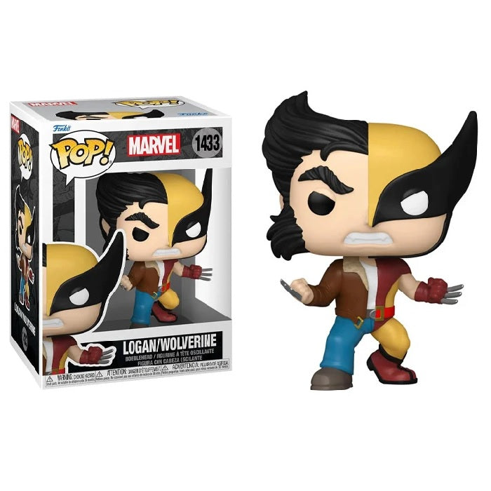 Marvel: Split Pop! Vinyl Figure Logan/Wolverine [1433] - Fugitive Toys