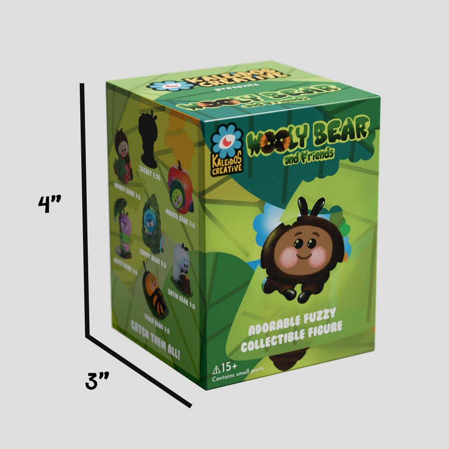 Kaleidos Creative Presents Wooly Bear and Friends Vinyl [1 Blind Box] - Fugitive Toys