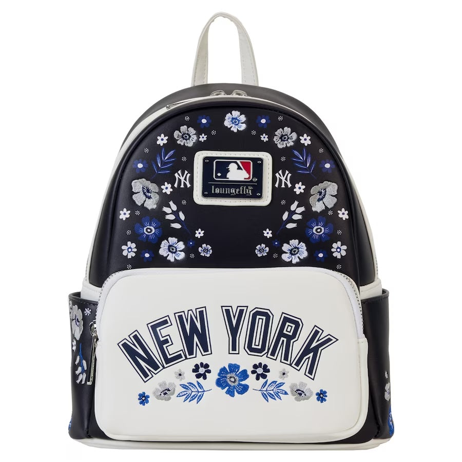 Loungefly x MLB New York Yankees Floral Mini Backpack - Fugitive Toys