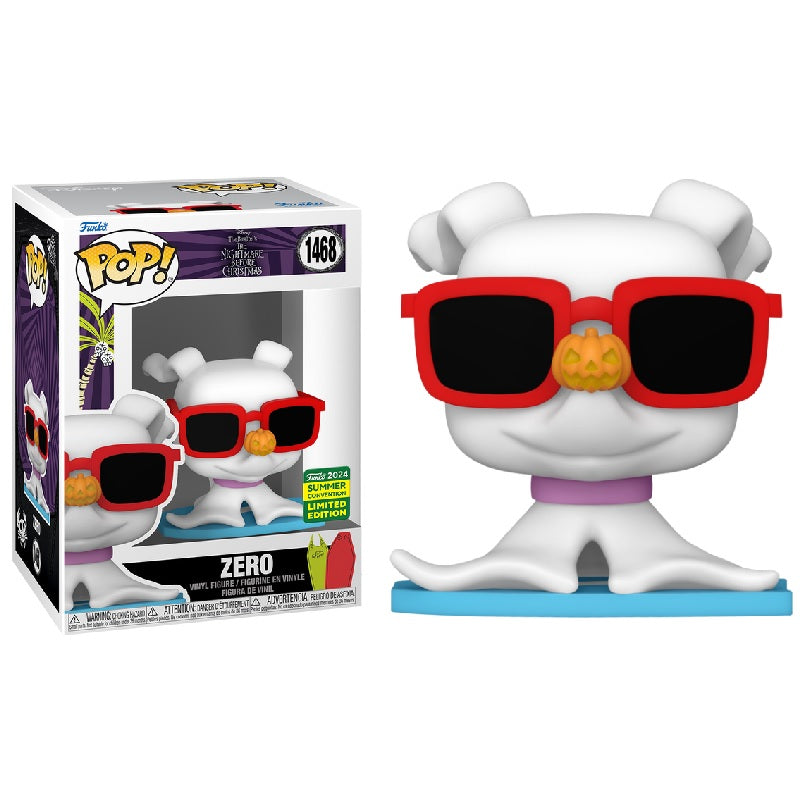 Disney The Nightmare Before Christmas Pop! Vinyl Figure Zero with Sunglasses [Summer Convention 2024] [1468] - Fugitive Toys