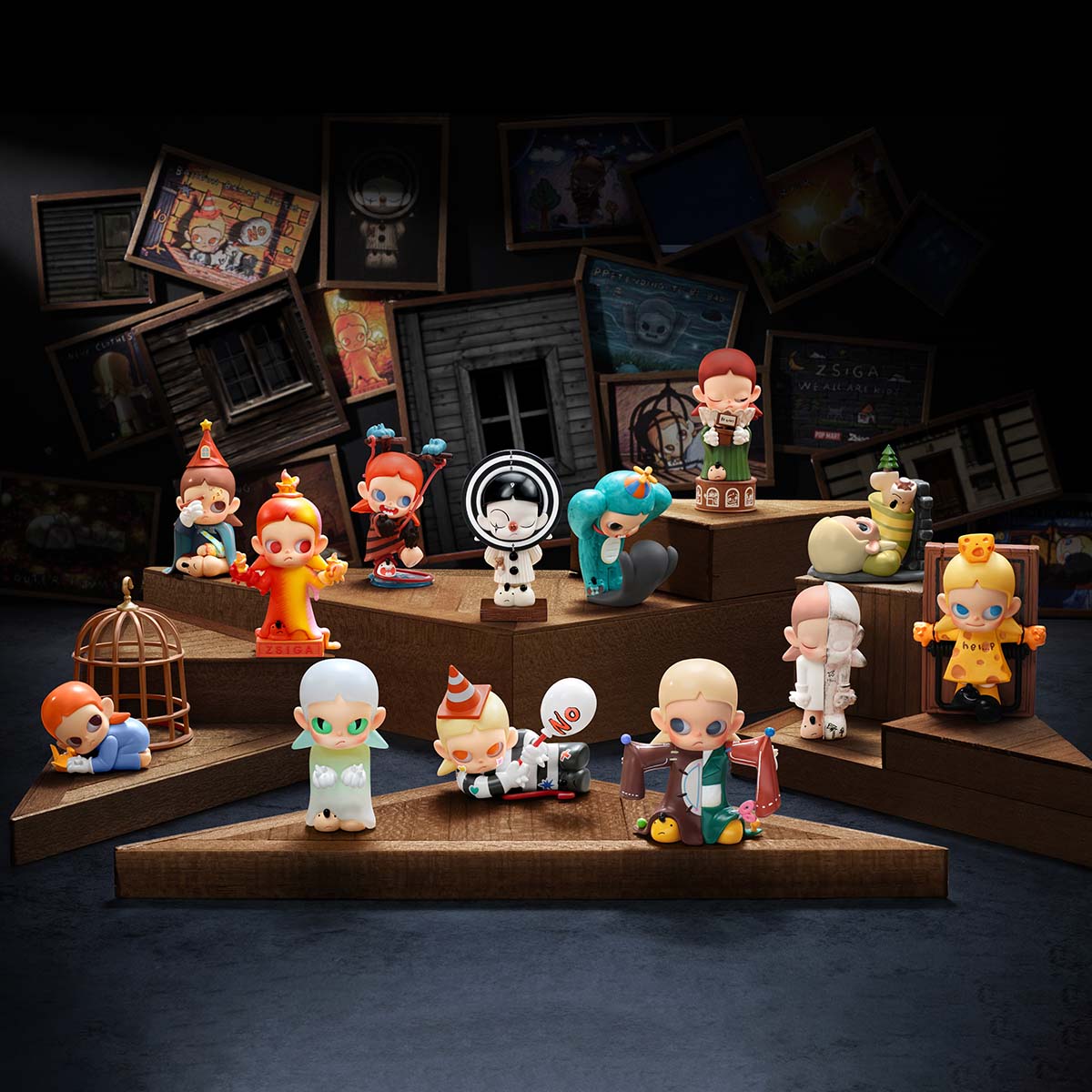 POP MART Zsiga We All Are Kids Series Figures [1 Sealed Case] - Fugitive Toys