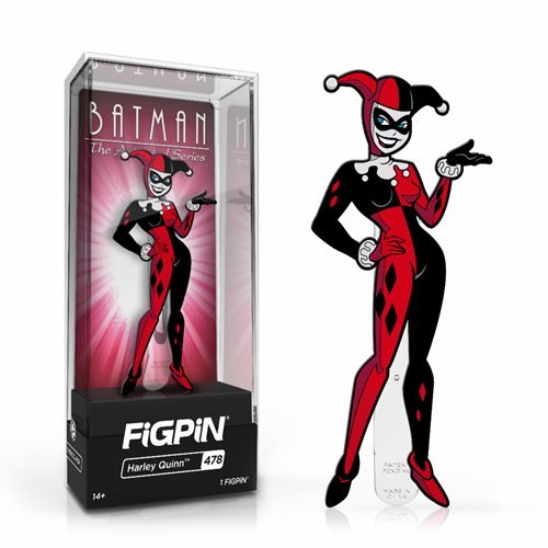 DC Batman The Animated Series: FiGPiN Enamel Pin Harley Quinn [478] - Fugitive Toys