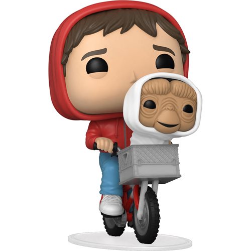 Movies Pop! Vinyl Figure E.T. the Extra-Terrestrial 40th - Elliot with E.T. in Bike [1252] - Fugitive Toys