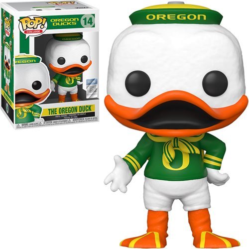 College Mascots Pop! Vinyl Figure The Oregon Duck (University of Oregon) [14] - Fugitive Toys