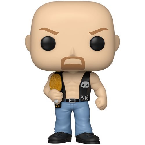 WWE Pop! Vinyl Figure Stone Cold Steve Austin with Belt [84] - Fugitive Toys