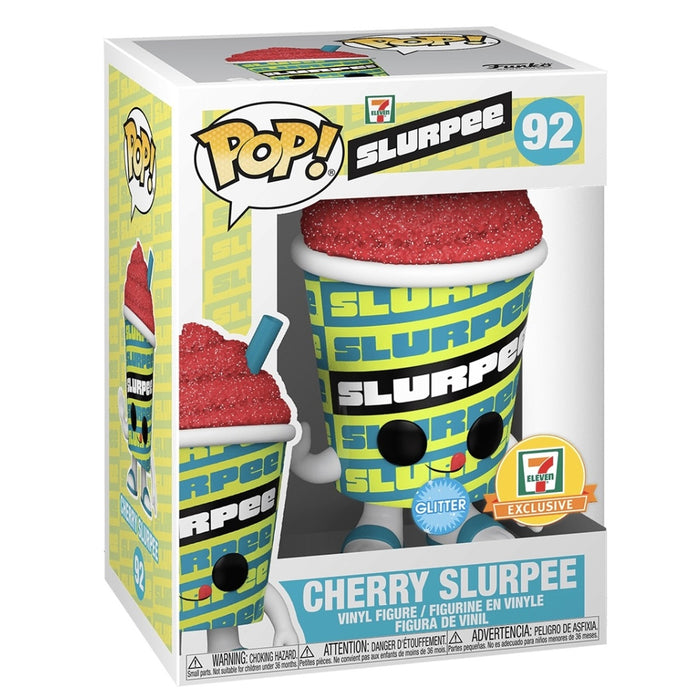 Ad Icons Pop! Vinyl Figure 7-11 Cherry Slurpee (Glitter) [92] - Fugitive Toys