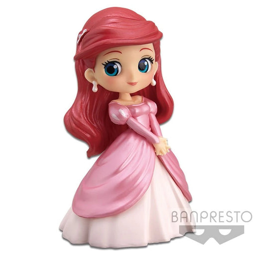 Disney Q Posket Petit Ariel Pink Pearlized Dress - Fugitive Toys