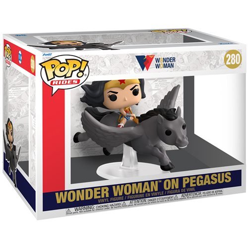 Wonder Woman 80th Pop! Vinyl Rides Wonder Woman on Pegasus [280] - Fugitive Toys