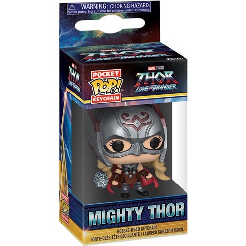 Thor Love and Thunder Pocket Pop! Keychain Mighty Thor - Fugitive Toys