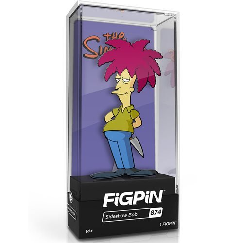 The Simpsons: FiGPiN Enamel Pin Sideshow Bob [874] - Fugitive Toys
