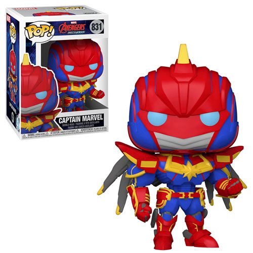 Marvel Avengers Mech Strike Pop! Vinyl Figure Captain Marvel [831] - Fugitive Toys