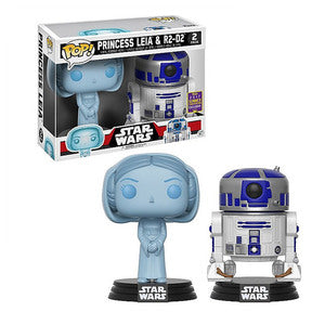 Star Wars Pop! Vinyl Figure Princess Leia and R2-D2 [Exclusive] [2-pack] - Fugitive Toys