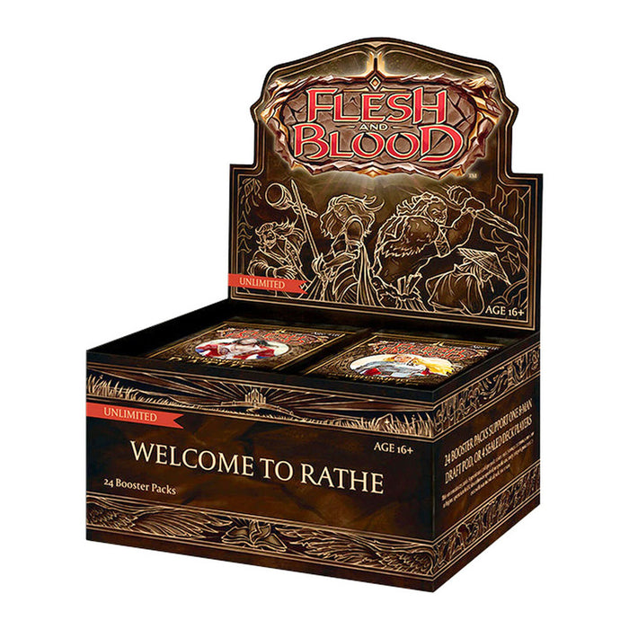 Flesh and Blood Trading Card Game Welcome to Rathe Booster Box (Unlimited) - Fugitive Toys