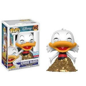 Disney Pop! Vinyl Figure Scrooge McDuck Swimming In Gold [Exclusive] [312] - Fugitive Toys