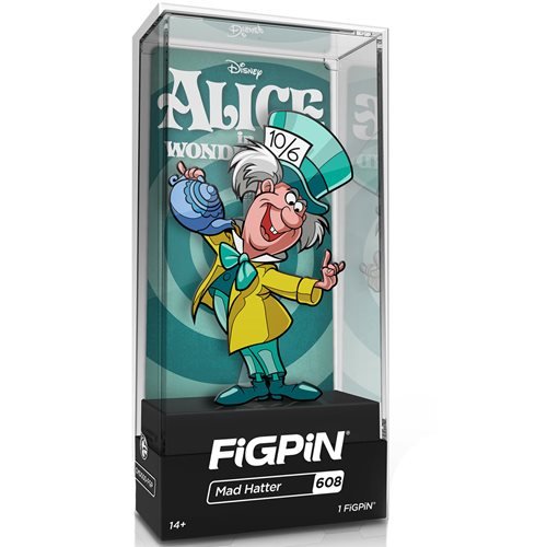 Disney Alice in Wonderland: FiGPiN Enamel Pin Mad Hatter [608] - Fugitive Toys