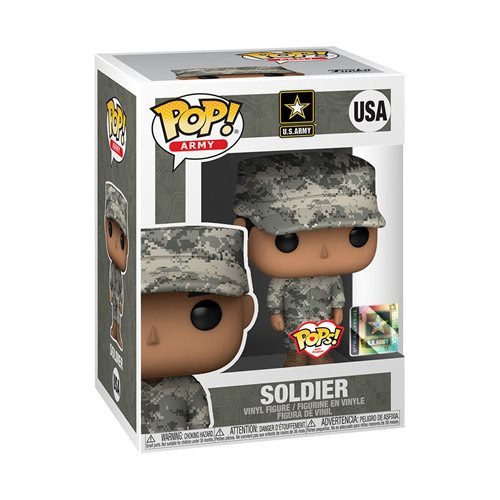 Military Pop! Vinyl Figure Army Soldier Male (Hispanic) - Fugitive Toys