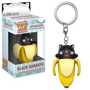Bananya Pocket Pop! Keychain Black Bananya - Fugitive Toys