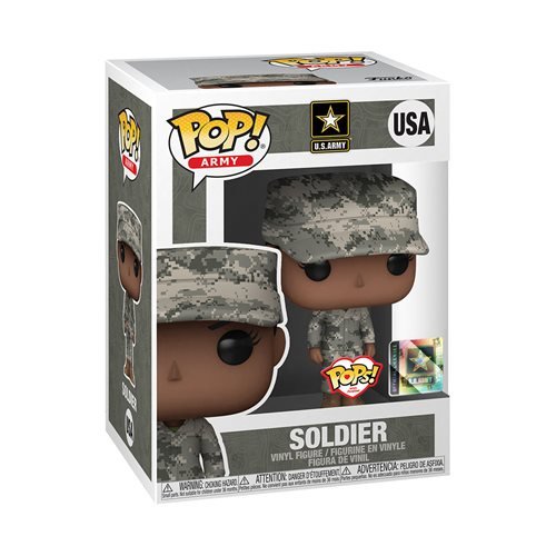 Military Pop! Vinyl Figure Army Soldier Female (African American) - Fugitive Toys