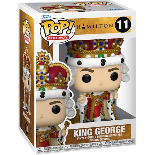 Hamilton Broadway Show Pop! Vinyl Figure King George [11] - Fugitive Toys