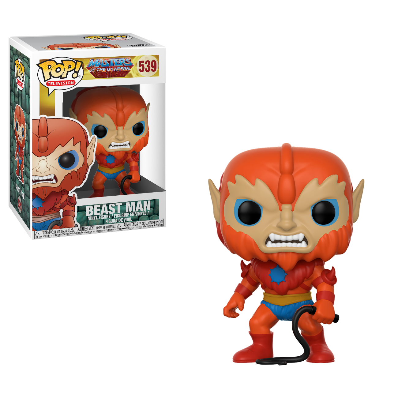 Masters of the Universe Pop! Vinyl Figure Beast Man [539] - Fugitive Toys