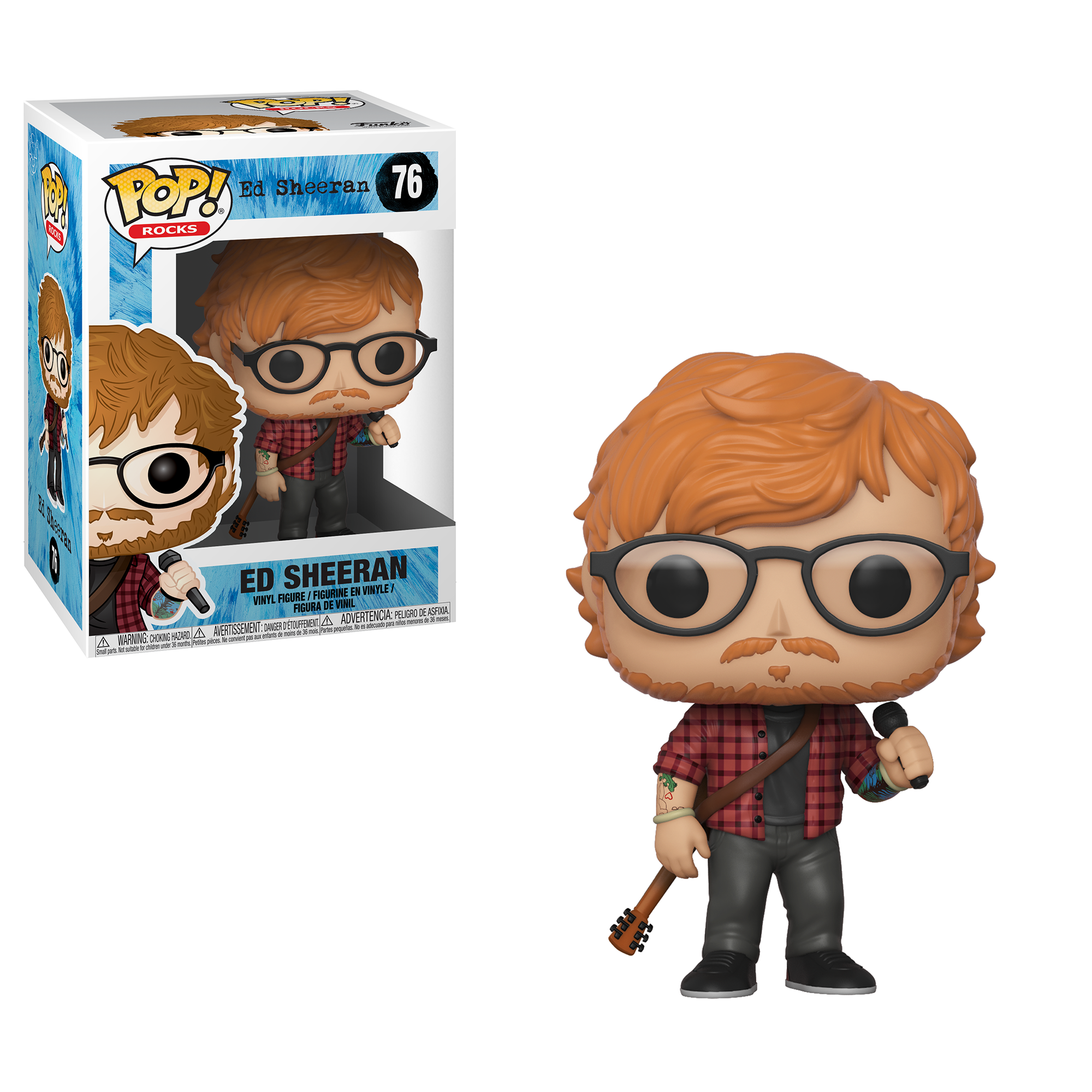 Rocks Pop! Vinyl Figure Ed Sheeran [76] - Fugitive Toys