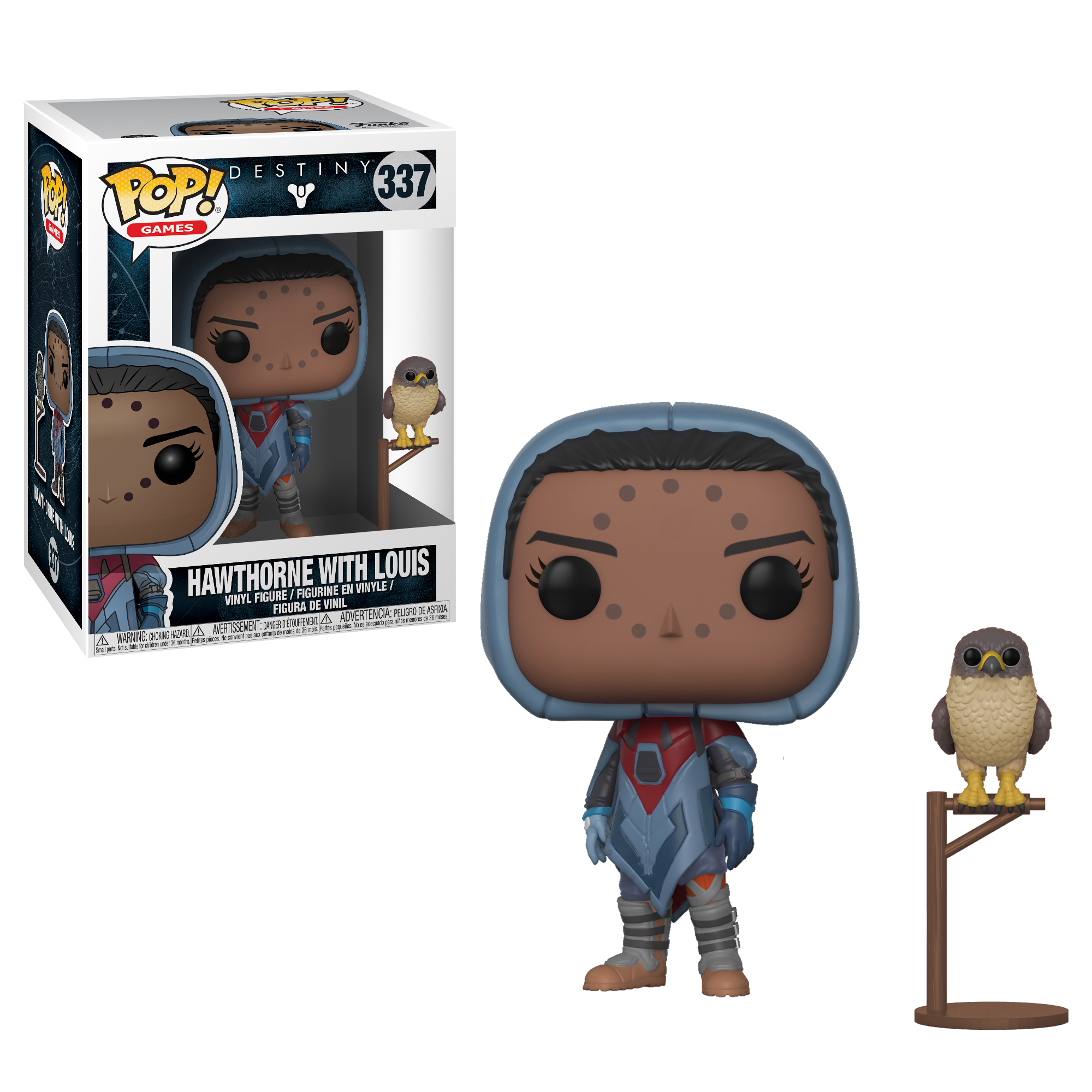 Destiny Pop! Vinyl Figure Hawthorne with Hawk [337] - Fugitive Toys