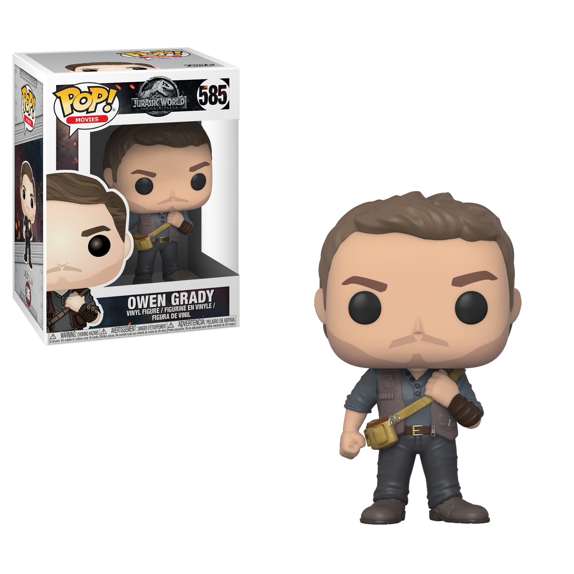 Jurassic World Fallen Kingdom Pop! Vinyl Figure Owen Grady [585] - Fugitive Toys