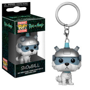 Rick and Morty Pocket Pop! Keychain Snowball - Fugitive Toys
