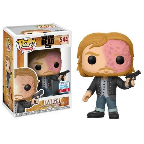 The Walking Dead Pop! Vinyl Dwight (Burnt Face) [NYCC 2017 Exclusive] [544] - Fugitive Toys