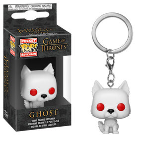 Game of Thrones Pocket Pop! Keychain Ghost - Fugitive Toys