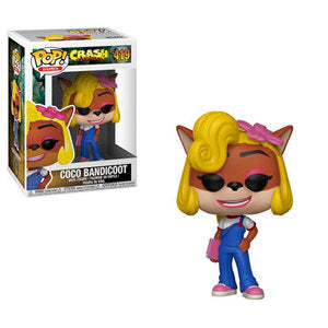 Crash Bandicoot Pop! Vinyl Figures Coco Bandicoot [419] - Fugitive Toys