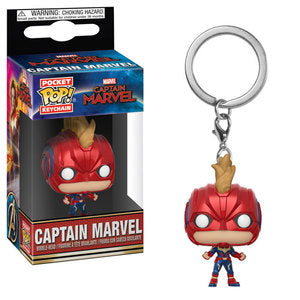 Captain Marvel Pocket Pop! Keychain Captain Marvel (Masked) - Fugitive Toys