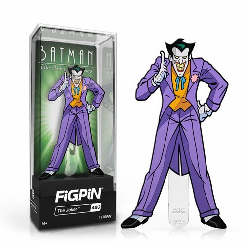 DC Batman The Animated Series: FiGPiN Enamel Pin The Joker [480] - Fugitive Toys