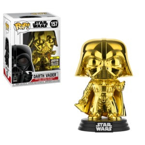 Star Wars Pop! Vinyl Figure Darth Vader (Gold Chrome) [157] - Fugitive Toys