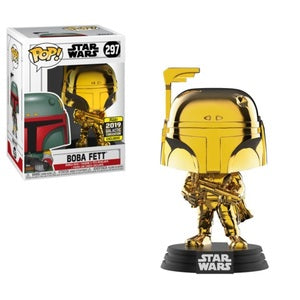 Star Wars Pop! Vinyl Figures Gold Chrome Boba Fett [297] - Fugitive Toys