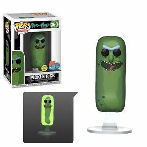 Rick and Morty Pop! Vinyl Figure Pickle Rick (No Limbs) (Glow in the Dark) [350] - Fugitive Toys