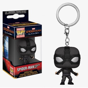 Spider-Man: Far From Home Pocket Pop! Keychain Spider-Man (Stealth Suit) - Fugitive Toys