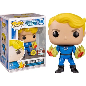 Fantastic Four Pop! Vinyl Figure Human Torch (Glow in The Dark) [568] - Fugitive Toys