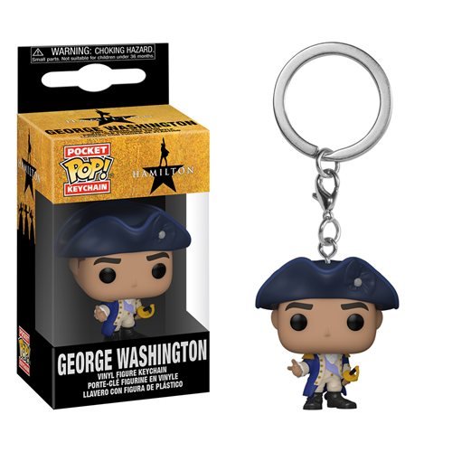 Hamilton Broadway Show Pocket Pop! Keychain George Washington - Fugitive Toys