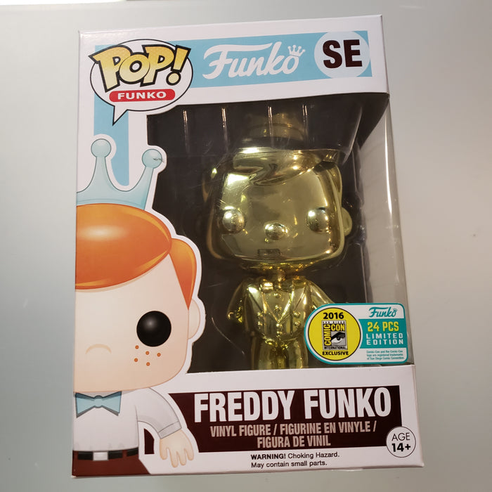 Freddy Funko Pop! Vinyl Figure Gold Chrome (LE24) [SE] - Fugitive Toys