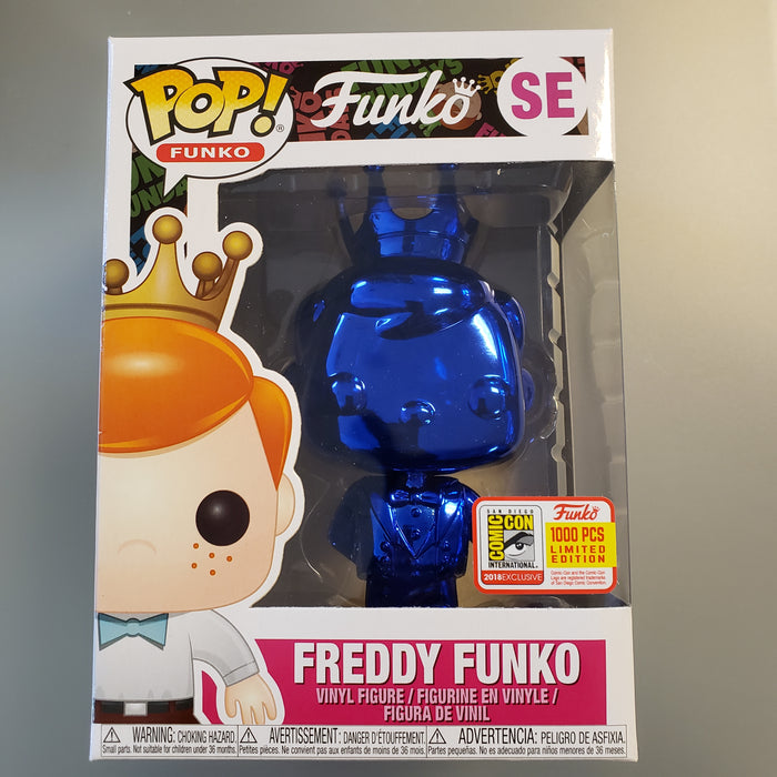 Freddy Funko Pop! Vinyl Figure Emerald Blue Chrome (LE1000) [SE] - Fugitive Toys