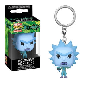 Rick and Morty Pocket Pop! Keychain Hologram Rick Clone - Fugitive Toys