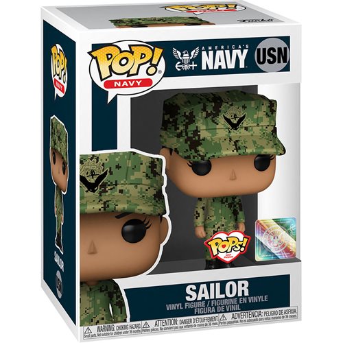 Military Pop! Vinyl Figure Navy Sailor Female (Hispanic) - Fugitive Toys