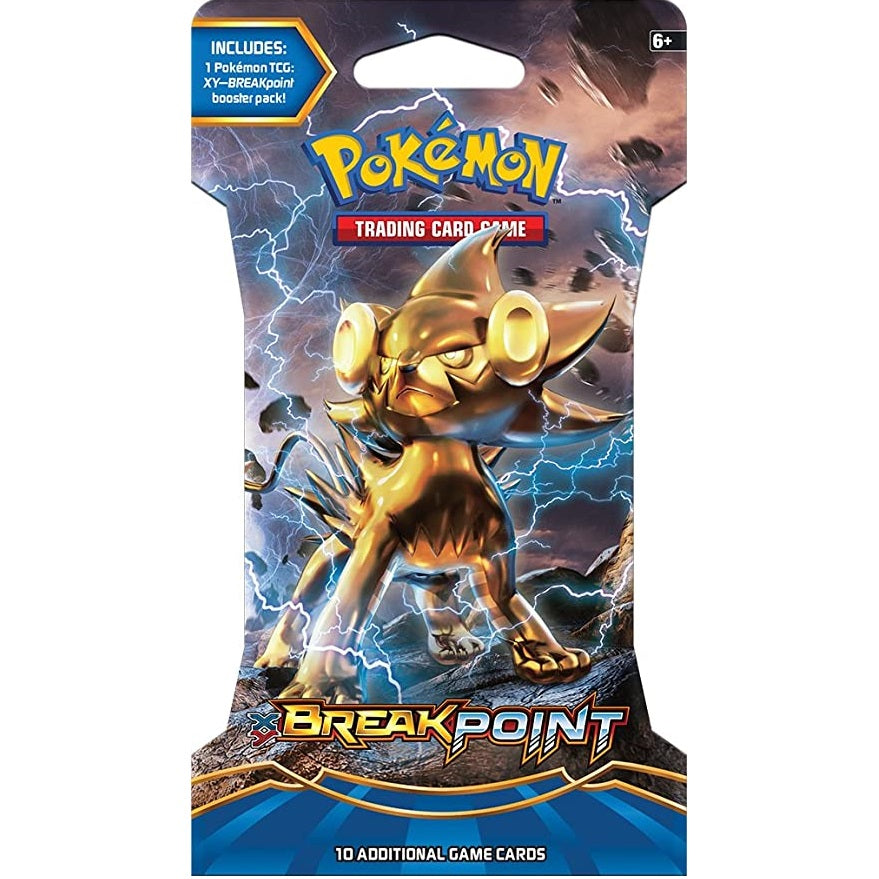 Pokemon Trading Card Game XY BreakPoint Sleeved Booster Pack Pokemon Trading Card Game XY BreakPoint Sleeved Booster Pack
