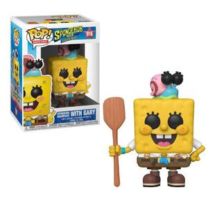 The Spongebob Movie: Sponge On The Run Pop! Vinyl Figure Spongebob Squarepants with Gary [916] - Fugitive Toys