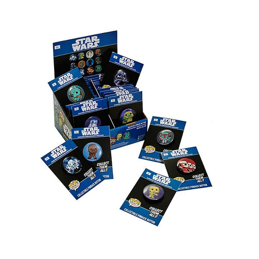 Pop! Pins Star Wars Classic Collectible Pinback Buttons (Set of 12) - Fugitive Toys