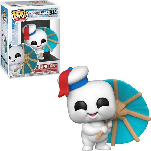Ghostbusters Afterlife Pop! Vinyl Figure Mini Puft with Cocktail Umbrella [934] - Fugitive Toys