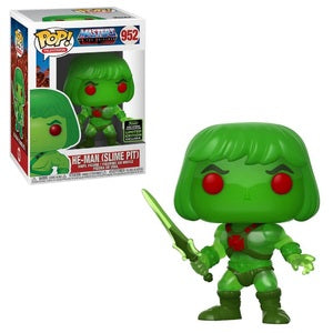 Masters of the Universe Pop! Vinyl Figure He-Man (Slime Pit) [ECCC Shared Sticker] [952] - Fugitive Toys