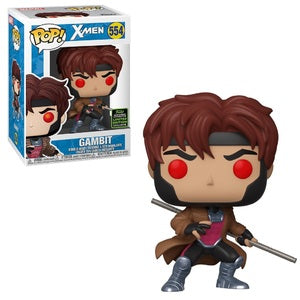 Marvel Pop! Vinyl Figure Gambit with Bo Staff (X-Men) [ECCC Shared Sticker] [554] - Fugitive Toys